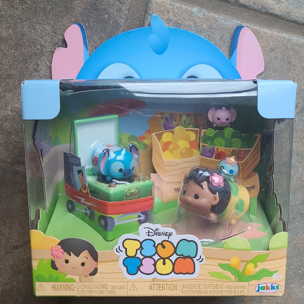 New in box! Disney Tsum Tsum Playset Milo and Stitch